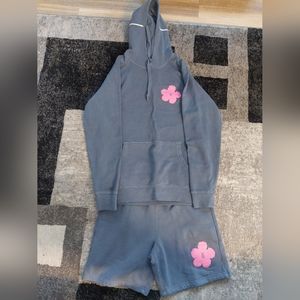 Hoodie and Shorts Set
